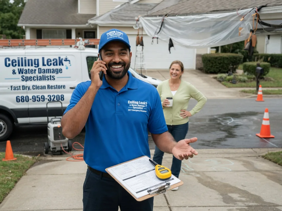 Ceiling Leak Cleanup Thedford, NE FAQs